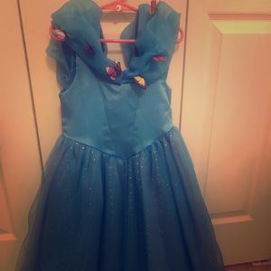 Girls Cinderella Dress Costume